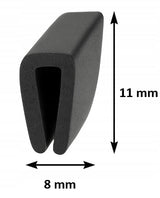 4–5 mm profil 11x8 mm