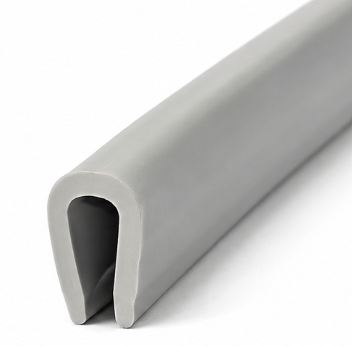 Kantenschutzdichtung Typ U PVC grau – Blechschutz Rant 1,5–2 mm, 5x10 mm
