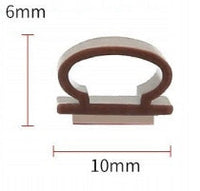 Uszczelka brąz 10x6 mm wymiary