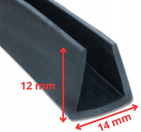 9–10 mm profil 14x12 mm